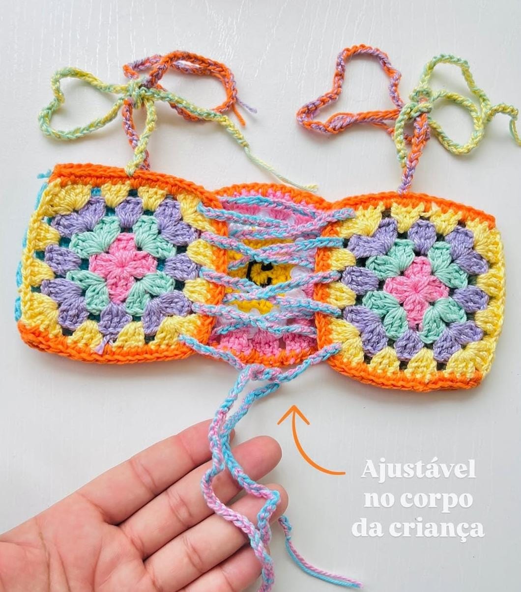 Conjunto Praia Tricot Infantil