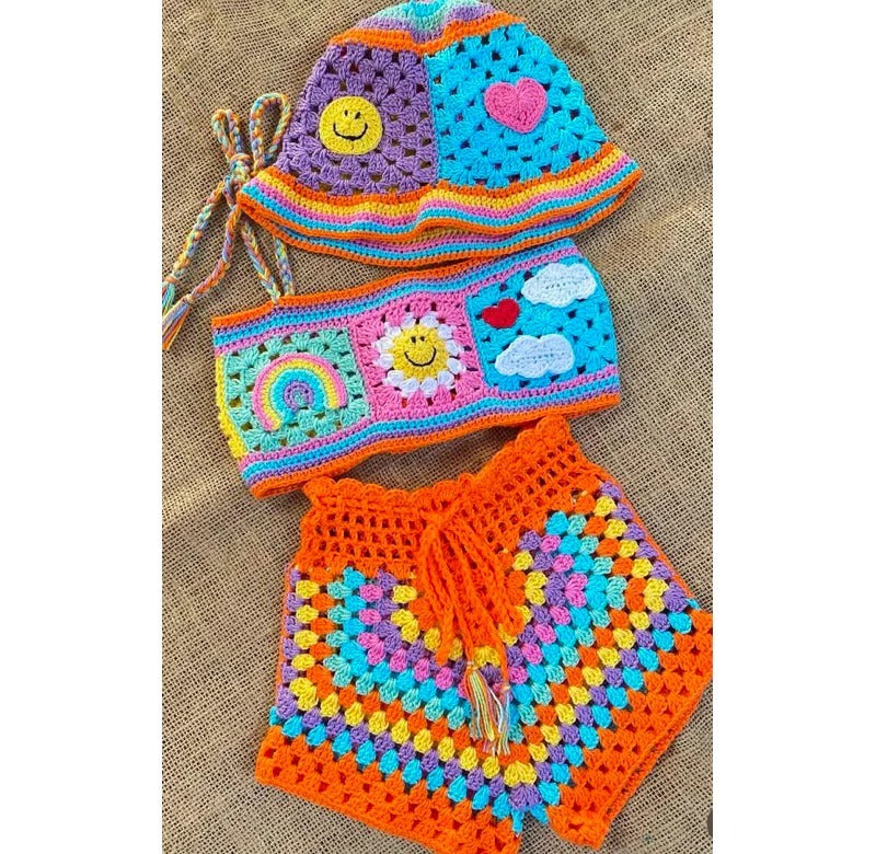 Conjunto Praia Tricot Infantil